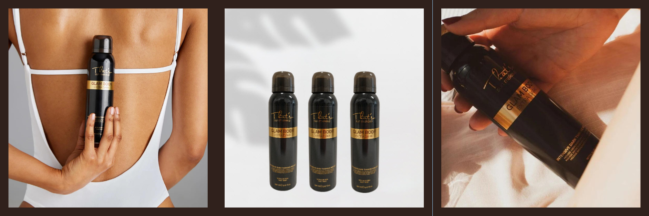 Spray spuma autobronzanta Extra Dark Glam Body, 150 ml, That'so